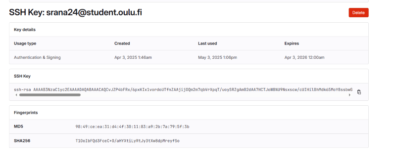 Gitlab SSH Key